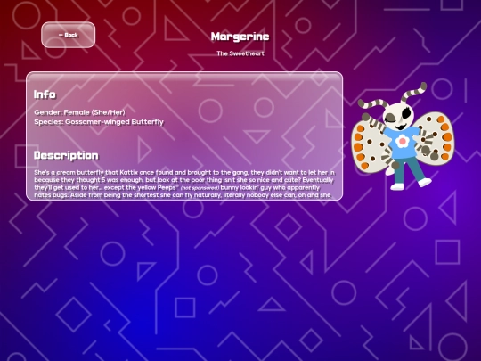 characters/margerine screenshot