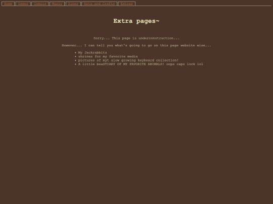 extras screenshot