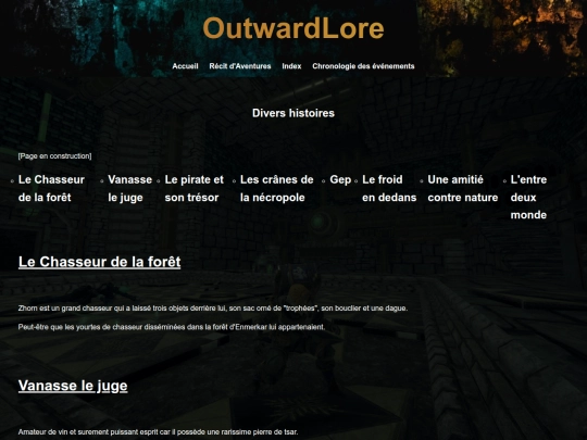 IndexDivershistoires screenshot
