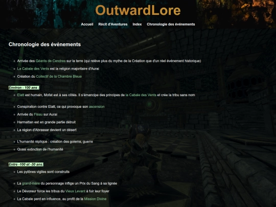 chronologie screenshot