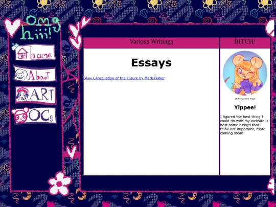 writings screenshot