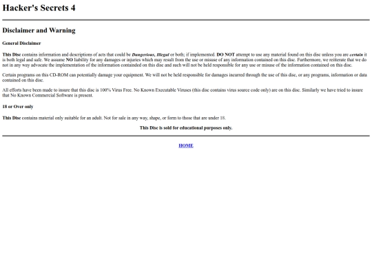 hs4/disclaim screenshot