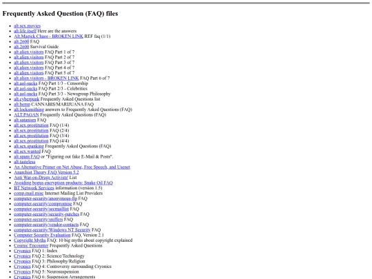 hs4/faq/faqindex screenshot