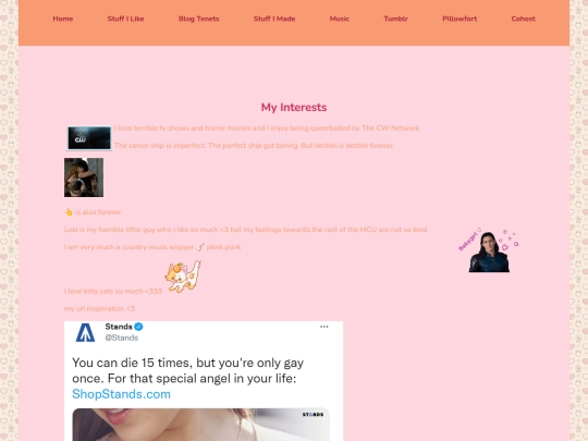 interests screenshot