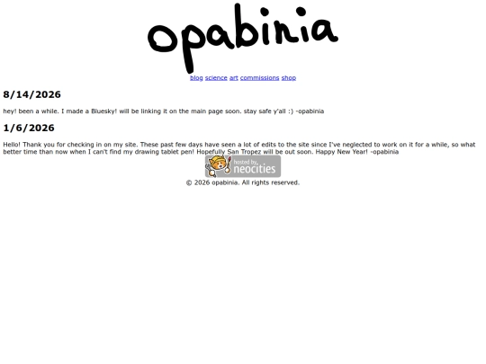 blog screenshot