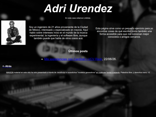 blog screenshot