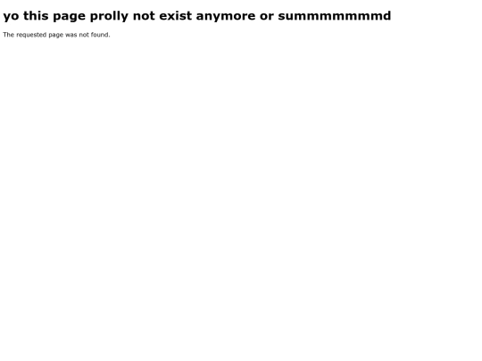 not_found screenshot