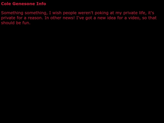 Cole screenshot