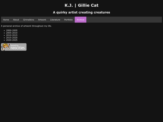 archive screenshot