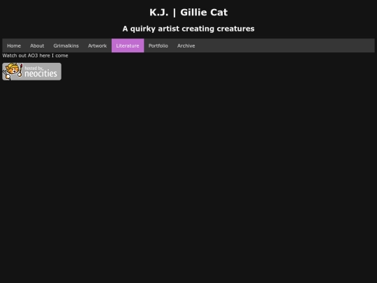 literature screenshot