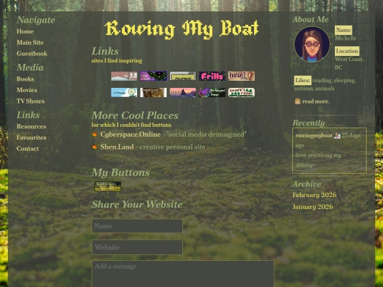 links screenshot