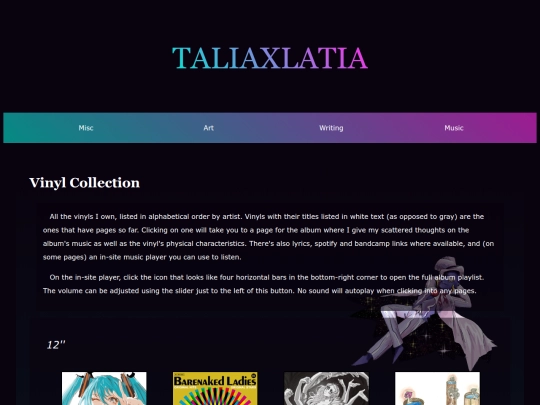 music/index-vinyls screenshot