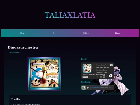 music/vinyls/dinosaurchestra screenshot