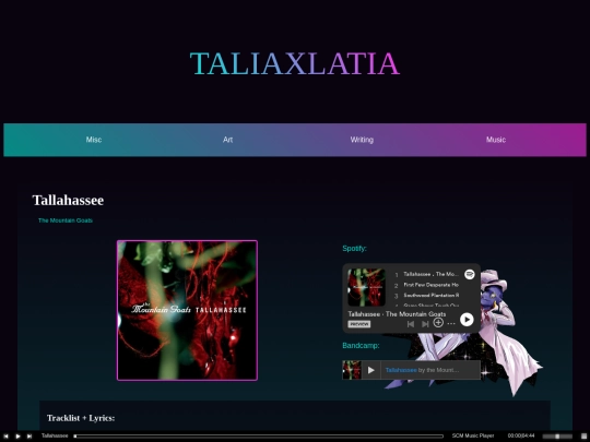 music/vinyls/tallahassee screenshot