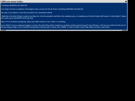 Bolg/testblog screenshot