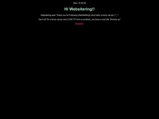 websitering screenshot