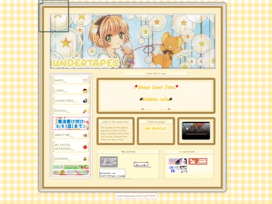 links screenshot