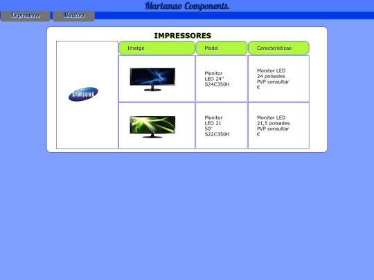 menu2 screenshot