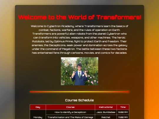index screenshot