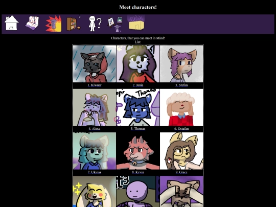 cr/characters screenshot