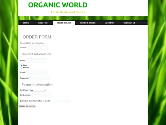 orderonline screenshot