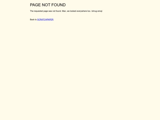 not_found screenshot