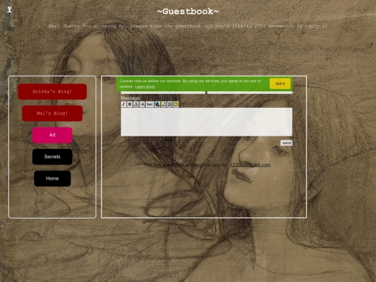 guestbook screenshot