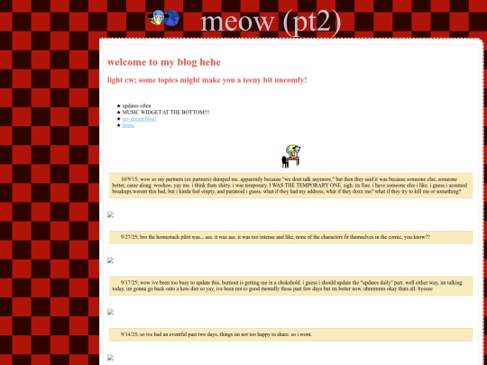 blog screenshot
