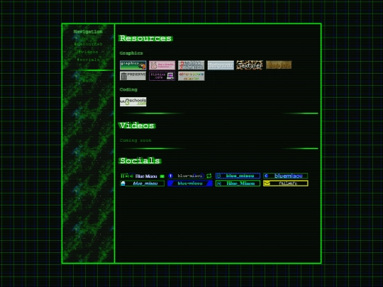 links screenshot