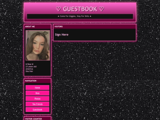 guestbook screenshot