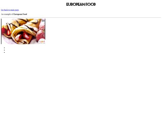 European screenshot