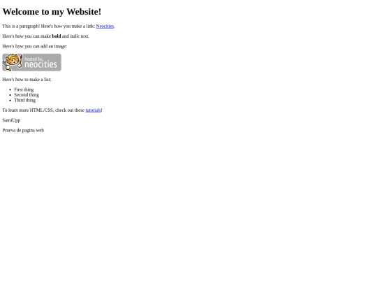 index screenshot