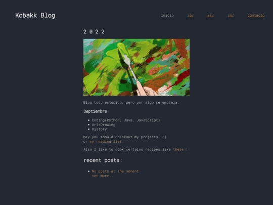 blog screenshot