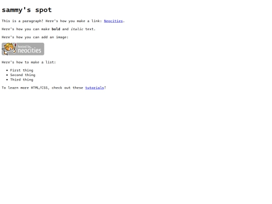 index screenshot