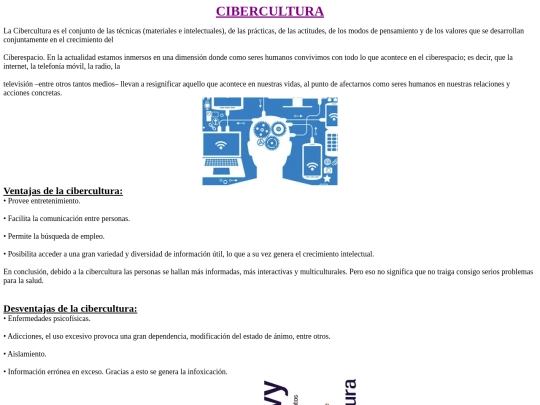 CIBERCULTURA screenshot