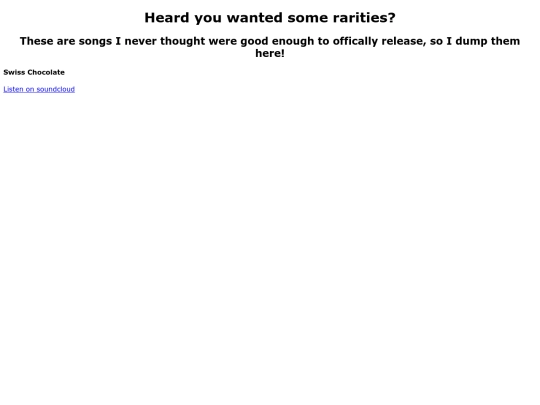 listentorarities screenshot