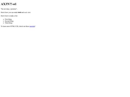 index screenshot