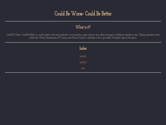 index screenshot