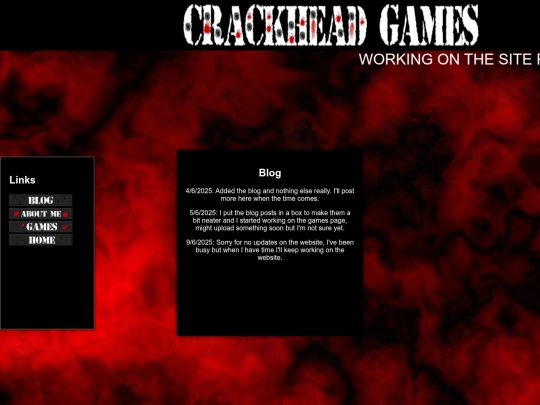 blog screenshot