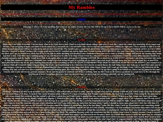 Thoughts screenshot