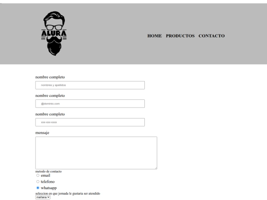 alura 1/contacto screenshot