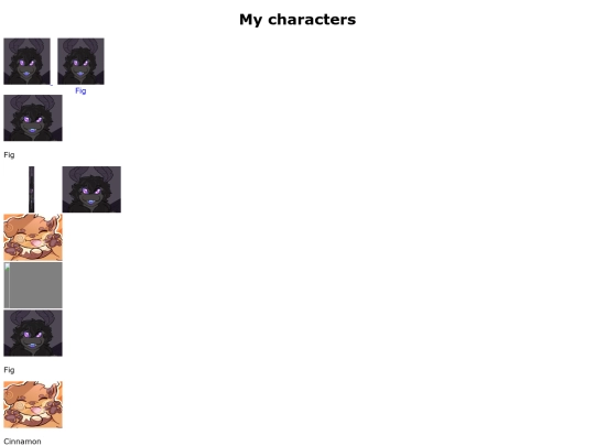 characters screenshot