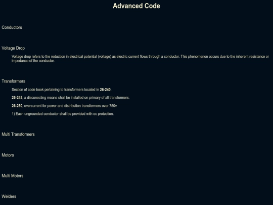 electrical/code1 screenshot