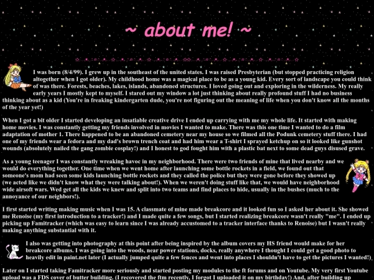 aboutme screenshot