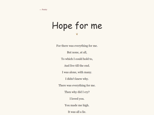 poems/hopefromyou screenshot