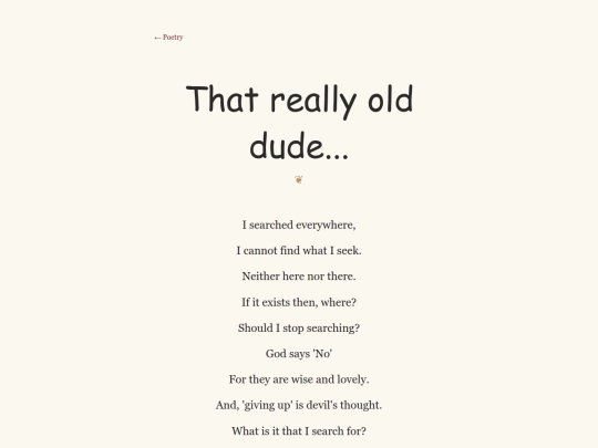 poems/thatreallyolddude screenshot