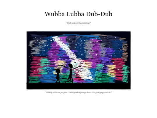 wubbalubbadubdub screenshot