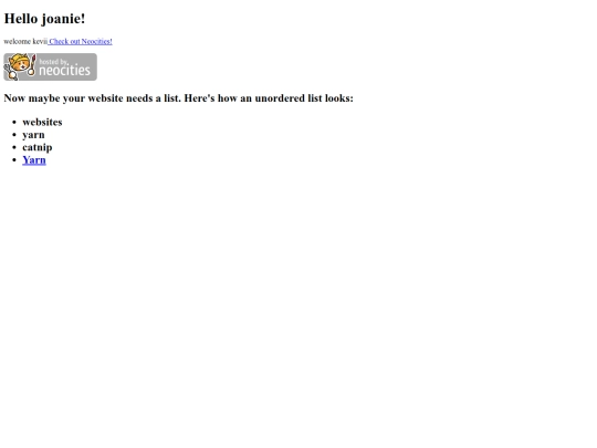index screenshot