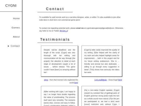 contact screenshot
