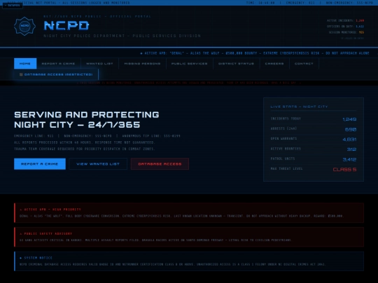 NCPD screenshot